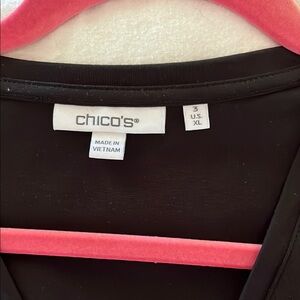 Chico's Elegant Black Blouse